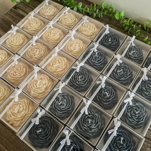 گیفت شمع های دست ساز،سنگ مصنوعی