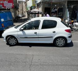 پژو206 سفید مدل 96