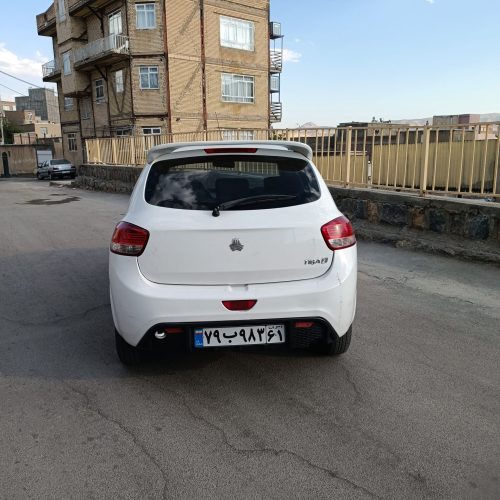 تیبا هاچ بک سفید مدل 97