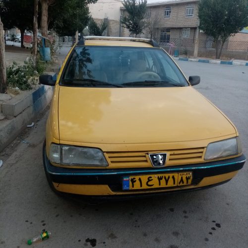 پژو405(تاکسی زرد). ماشین خونگی. گیربکس زانتیایی