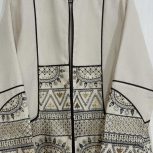 کت لینن سوزن دوزی هندی همراه پولک دوزی هندی