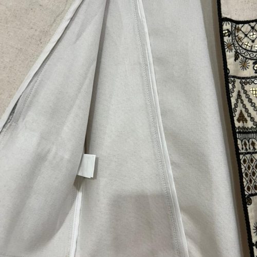 کت لینن سوزن دوزی هندی همراه پولک دوزی هندی