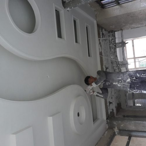 گچ کاری و کاشی کاری خورده کاری