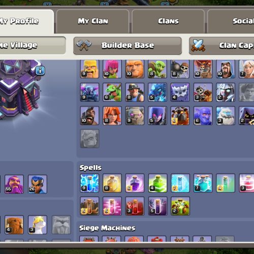 فروش اکانت کلش اف کلنز