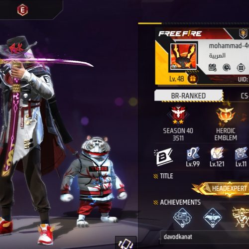 اکانت فری فایر