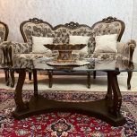 مبلمان استیل سلطنتی تمام چوب دست ساز