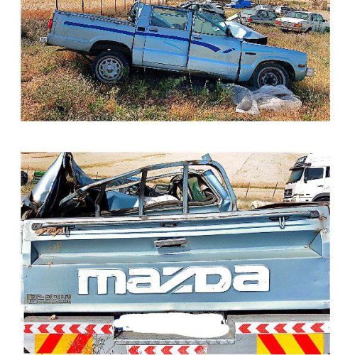 مزدا دوکابین تصادفی