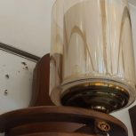 دیوار کوب چوبی