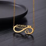 گردن آویز اسمی طلا لاکچری