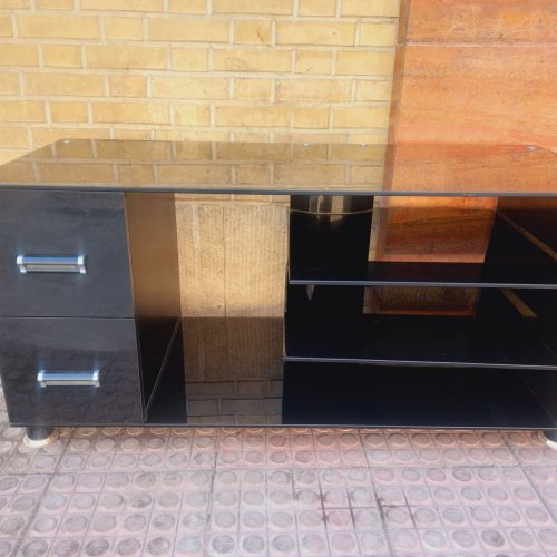 میز تلویزیون  شیشه ای