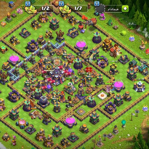 دو اکانت کلش آف کلنز