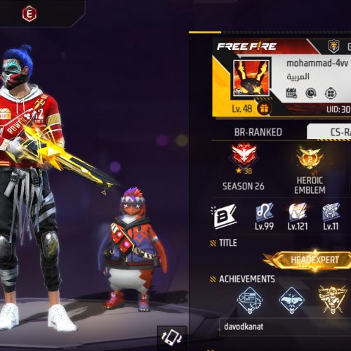 اکانت فری فایر