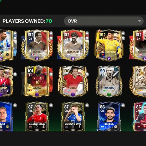 اکانت فیفا موبایل اورال 103 طلایی