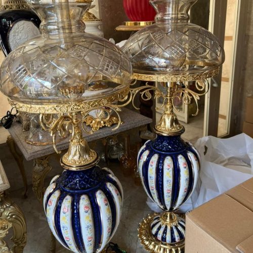 فروش آباژور ، چراغهای لوکس ، کنارسالنی ، شمعدان به قیمت تولیدی