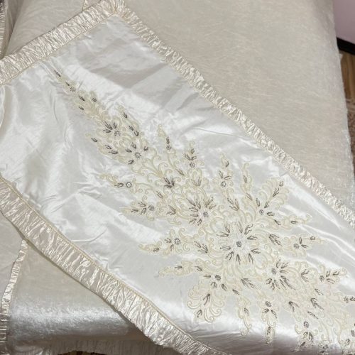 رو تختی اصل ترک ساتن ابریشم مخصوص عروس