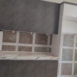 کابینت نوطرح بتونی به متراژ10 متررنگ طوسی سفید