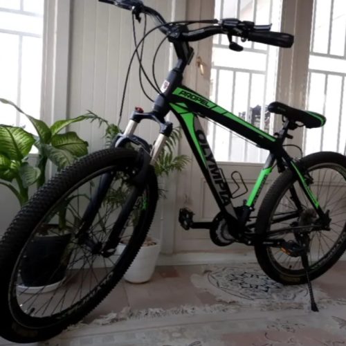 دوچرخه اولمپیا سایز 26 دنده و کمک فنر دار