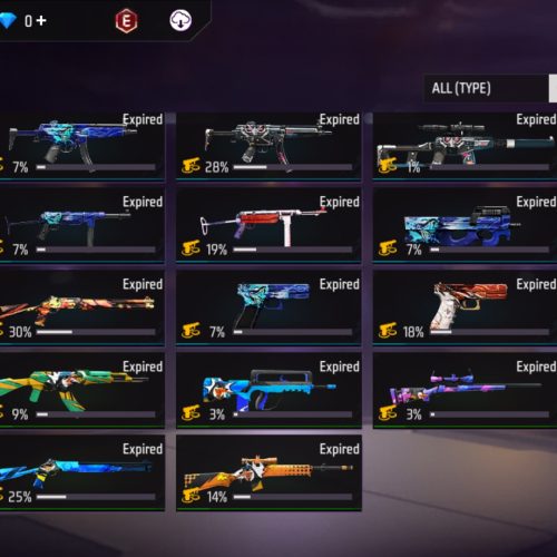 فروش اکانت فری فایر لول 37