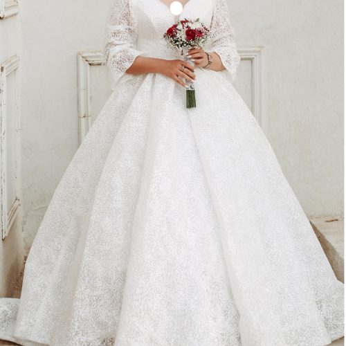 لباس عروس استین عروسکی