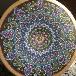 بشقاب نقطه کوبی شده