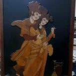 تابلو نقاشی  لیلی و مجنون