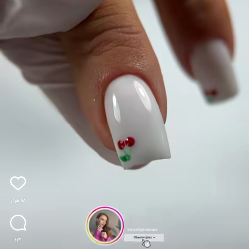 کاشت ناخن با ژل