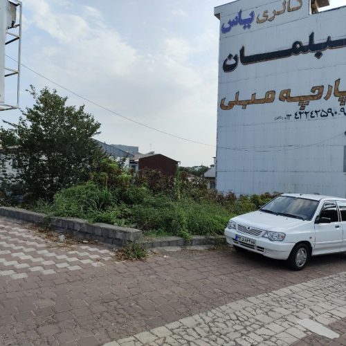 زمین 372متری مسکونی تجاری