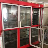 یخجال شیش در نما شیشه