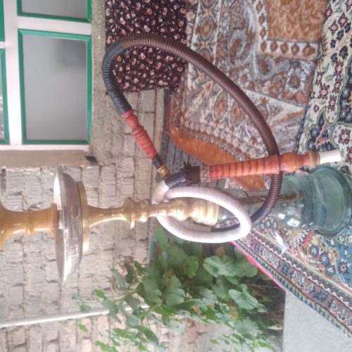 قلیان عربی بزرگ و سوپاپ دار مزایا برنز