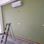 نقاشی  ساختمان و کناف وچوب