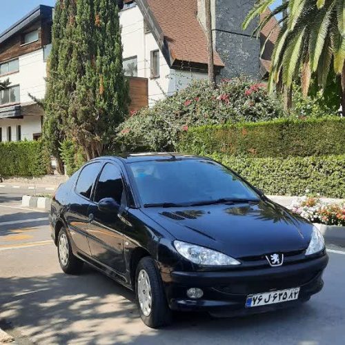 پژو206اس دی وی 8 بی رنگ