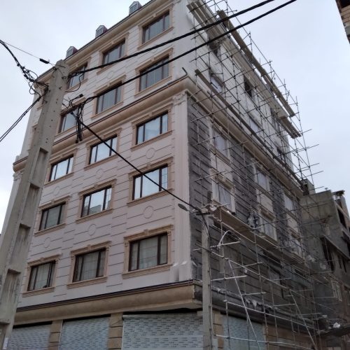 سیمانکاری نمای ساختمان استر