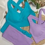 ست نیم تنه و شورتک کبریتی(ورزشی)