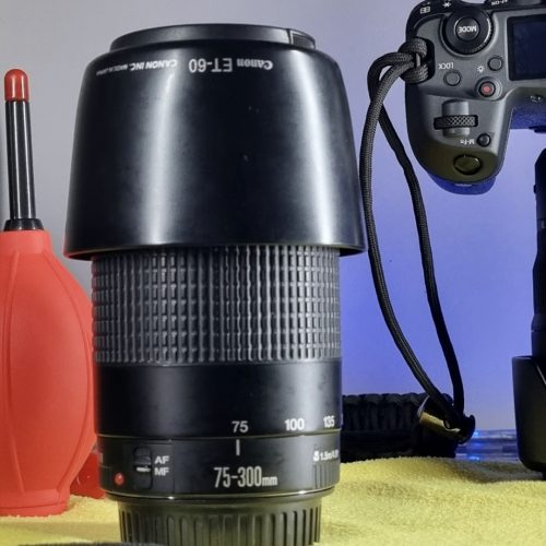 لنز 300-75 کنون اف 5.6-4 اتراسونیک