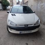 پژو 206تیپ 2 سفید 1389