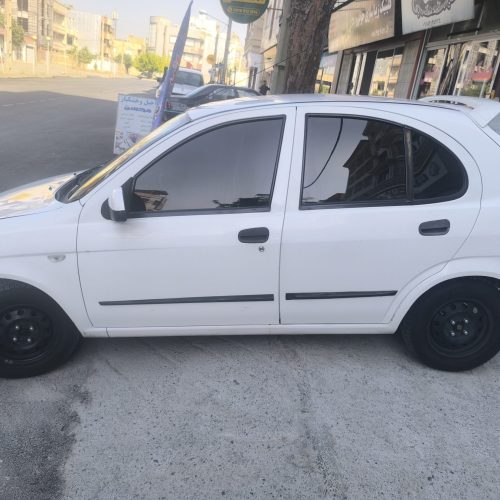 تیبا هاچبک سفید مدل 97
