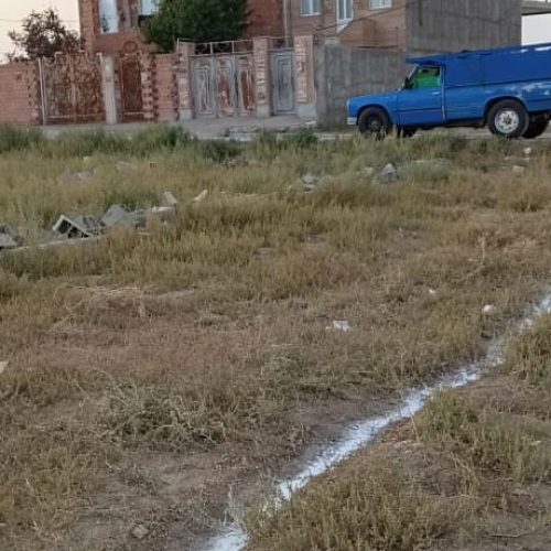 زمین 100 متری دارای مجوز ساخت