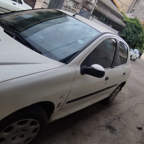 پژو 206تیپ 2 سفید 1389