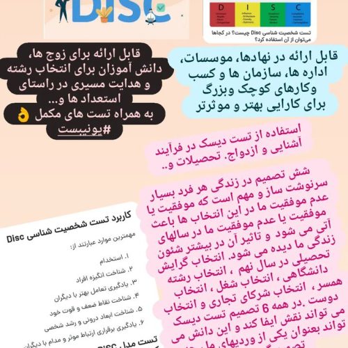 تست دیسک رفتار شناسی