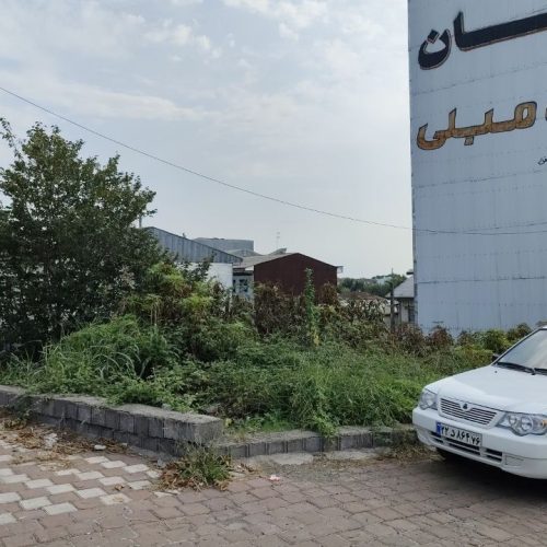 زمین 372متری مسکونی تجاری