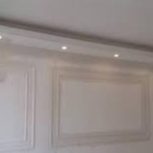 گچ کاری و طراحی و نور مخفی ،سفید و آستر