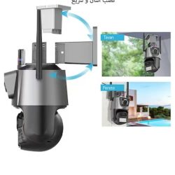 مینی اسپید دام دولنزه icsee ضد آب8مگاپیکسل