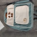 کیف چرم همراه پیکسل و عروسک