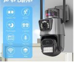 دوربین مینی اسپید دام دو لنزه چرخشی 8مگاپیکسلی