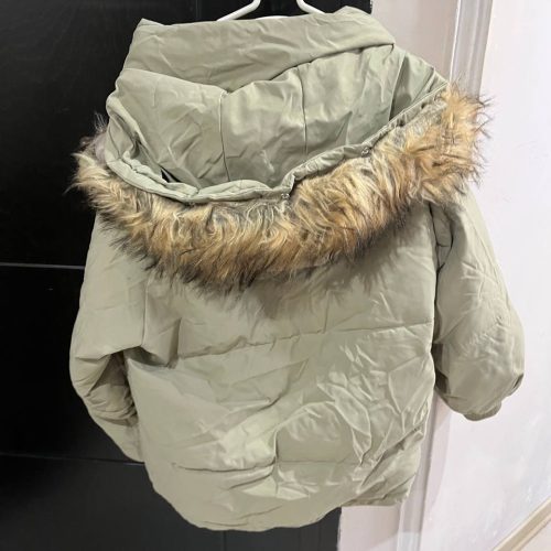 کاپشن سبز پسته‌ای قد 68