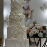 آموزش کیک خامه ای و فوندانت