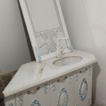 کابینت روشویی کامل باشیر