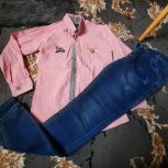 پیراهن و شلوار جین پسرانه 9تا13سال نونو