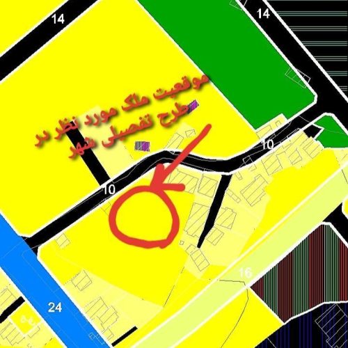 فروش یک قطعه زمین 412 متر