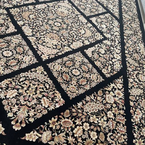 فرش12 متری طرح فرحی ابریشم بدون ایراد